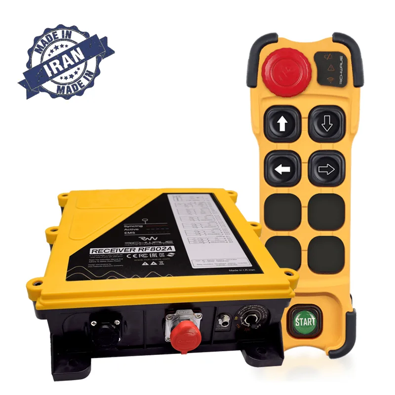 ریموت کنترل جرثقیل سقفی ریچ ویو مدل TF-RX/401A چهار کلیده - تک سرعته - رله مستقل ( ست کامل )