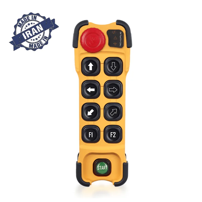 ریموت کنترل جرثقیل سقفی ریچ ویو - مدل TF-801 - هشت کلیده - تک سرعته