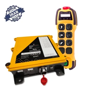ریموت کنترل جرثقیل سقفی ریچ ویو مدل TE-RX/S601A شش کلیده - تک سرعته - رله مستقل - ( ست کامل )