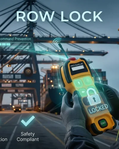 قابلیت Row Lock؛ امنیت لایه‌بندی شده در ریموت‌های صنعتی سری TE و TC برند Richwav - RICHWAVE - تنها تولیدکننده ریموت کنترل جرثقیل در ایران