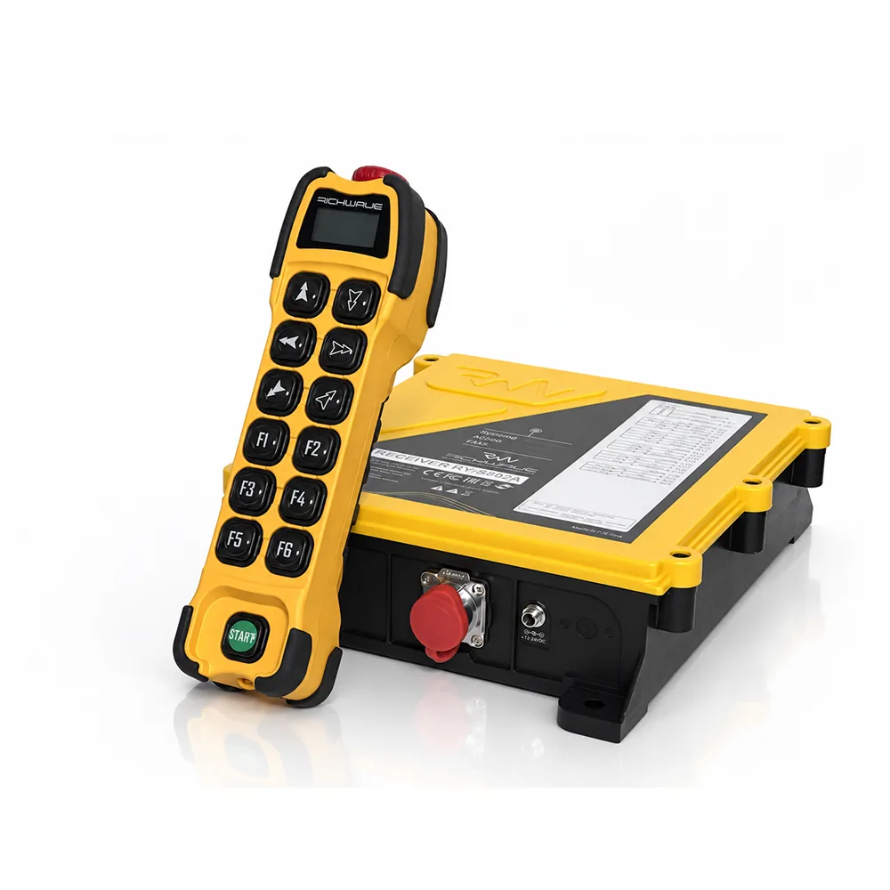 ریموت کنترل صنعتی جرثقیل ریچ ویو مدل TC-RX/S1202A دوازده کلیده - دو سرعته - رله مستقل ( ست کامل )